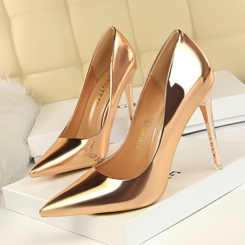 Patent Leather Thin Heels Office Women Shoes New Arrival Pumps Fashion High Heels Shoes Women S